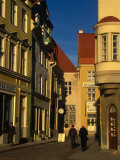 People on Kuninga Street in Central Tallinn, Tallinn, Estonia Photographic Print by Jonathan Smith