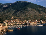 Komiza Harbour View, Croatia Photographic Print by Wayne Walton