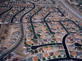 Aerial View of Las Vegas Suburb, Las Vegas, Nevada, USA Photographic Print by Jim Wark