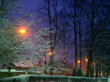 London Road in Oxford on a Winter's Evening, Oxford, England Photographic Print by Jon Davison