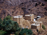 Traditional Mud Brick Houses Beneath Al-Aan Palace, Najran, Saudi Arabia Photographic Print by Tony Wheeler