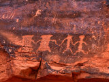Petroglyphs, Valley of Fire State Park, Valley of Fire State Park, Nevada, USA Photographic Print by Carol Polich