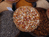 Legumes, Seeds and Nuts for Sale at Souq, Damascus, Rif Dimashq, Syria Photographic Print by Tony Wheeler