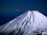 Aerial of Mt. Ngauruhoe, Tongariro National Park, Manawatu-Wanganui, New Zealand Photographic Print by David Wall