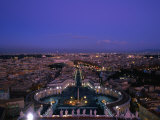 City from Dome of St. Peter's Basilica (Basilica Di San Pietro), Vatican City Photographic Print by Martin Moos