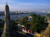 Wat Arun Stupa, Bangkok, Thailand Photographic Print by John Elk III