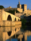 Pont Saint Benezet (Le Pont d' Avignon) on Rhone River, Avignon, France Photographic Print by John Elk III