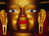 Shakyamuni Buddha Statue at Shey Monastery, Ladakh, India Photographic Print by Richard I'Anson
