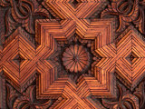 Carved Cedarwood Door, Hassan II Mosque, Casablanca, Morocco Photographic Print by Frances Linzee Gordon