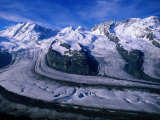 Gorner Glacier from Mt. Gornergrat, Zermatt, Switzerland Lámina fotográfica por Chris Mellor
