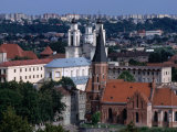 Cityscape from Gedimino Tower, Vilnius, Lithuania, Photographic Print by Jane Sweeney