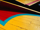 Detail of Painted Boats in Xochimilco, Mexico City, Mexico Photographic Print by Jeffrey Becom