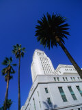 Los Angeles City Hall (1928) on North Spring Street, Los Angeles, California, USA Photographic Print by Ray Laskowitz