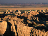 Valley from Pinnacles Overlook, Badlands National Park, South Dakota, USA Photographie par Stephen Saks