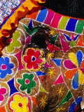 Detail of Elephant's Painted Face at Annual Elephant Festival, Jaipur, India Photographie par Paul Beinssen