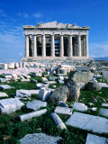 Parthenon at Acropolis (Sacred Rock), Athens, Greece Photographic Print by Izzet Keribar