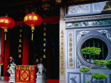 Leong San See Temple, Singapore Lámina fotográfica por Glenn Beanland