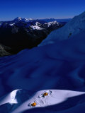 Camp Site on Glacier Below Nevado Alpamayo, Cordillera Blanca, Ancash, Peru Photographic Print by Grant Dixon