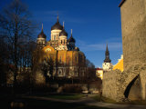 Exteriors of Alexander Nevsky Cathedral and Lutheran Toomkirk, Tallinn, Estonia Photographic Print by Jonathan Smith
