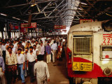 Victoria Terminus Train Station, Mumbai, Chennai, India Photographic Print by Eddie Gerald