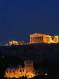 Parthenon and Acropolis from Filopappou Hill, Athens, Greece Photographic Print by Anders Blomqvist