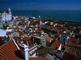 Alfama District from Largo Das Portas Do Sol, Castelo, Lisbon, Portugal Photographic Print by Anders Blomqvist