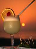 South Pacific Sunset and a Pisco Sour., Pisco, Ica, Peru Photographie par Mark Daffey