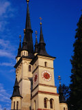Spires of St. Nicholas Cathedral, Brasov, Romania Photographic Print by Pershouse Craig