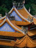 Temple Roof Kuala Lumpur, Wilayah Persekutuan, Malaysia Photographic Print by Michael Aw