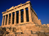 The Massive Doric Columns of the Parthenon, Athens, Attica, Greece Photographic Print by Doug McKinlay