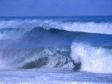 Big Surf at Papohaku Beach, Molokai, Hawaii, USA Photographic Print by Karl Lehmann