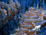 Hoodoo Formations of Eroded Limestone, Sandstone and Mudstone, Bryce Canyon National Park, Utah Photographie par Jim Wark