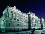 Palacio Peal at Night, Centro, Madrid, Spain Photographic Print by Richard Nebesky