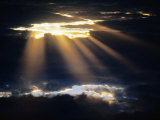 Light Through Dark Clouds, Adelaide, Australia Photographic Print by Chris Mellor