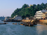 Township on River Kawthoung, Tanintharyi, Myanmar (Burma) Photographic Print by Michael Aw