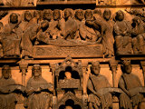 Detail of Notre Dame Facade, Ile De La Cite, Paris, France Photographie par Bethune Carmichael