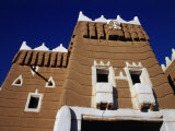 Exterior of Traditional Mud Najran Fort, Najran, Asir, Saudi Arabia Photographic Print by Tony Wheeler
