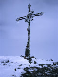 Iron Cross on Summit of Volcan Misti, El Misti, Arequipa, Peru Photographic Print by Grant Dixon