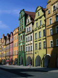 Gabled Houses in the Old Town Square, Jelenia Gora, Poland Photographic Print by Krzysztof Dydynski