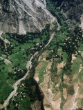 Aerial View of Gilgit Valley, Gilgit, Pakistan Photographic Print by Richard I'Anson