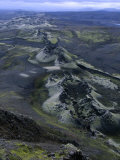 Crater Row From The 1783 Volcanic Eruptions, Sudurland, Iceland Lámina fotográfica por Grant Dixon