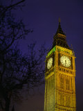 Big Ben at Night, London, Greater London, England Photographic Print by Jan Stromme