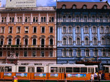 Blaha Luijza Square with Hotel Mercure on Right, Budapest, Pest, Hungary, Photographie par Roberto Gerometta