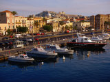 Boats in Harbour, Milazzo, Italy Photographic Print by Wayne Walton