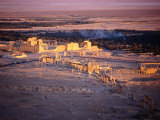 Sunset Over Ruins of Ancient City of 17th Century Arab Castle, Qala'At Ibn Maan, Syria Photographic Print by Tony Wheeler