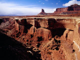 Soda Springs Basin and Candlestick Tower Seen from White Rim Road, Canyonlands National Park, USA Photographic Print by Witold Skrypczak