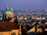 View of City from the Rooftops, Prague, Central Bohemia, Czech Republic Photographie par Jan Stromme