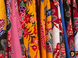 Okinawan Kimonos on Display at Ryukyu Village, Japan Photographic Print by Mason Florence