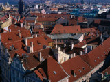 Rooftops of the Historic City, Prague, Central Bohemia, Czech Republic Photographic Print by Jan Stromme
