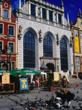 Facade and Entrance to 15th Century Artus Court in Long Street Market, Gdansk, Pomorskie, Poland Photographic Print by Krzysztof Dydynski